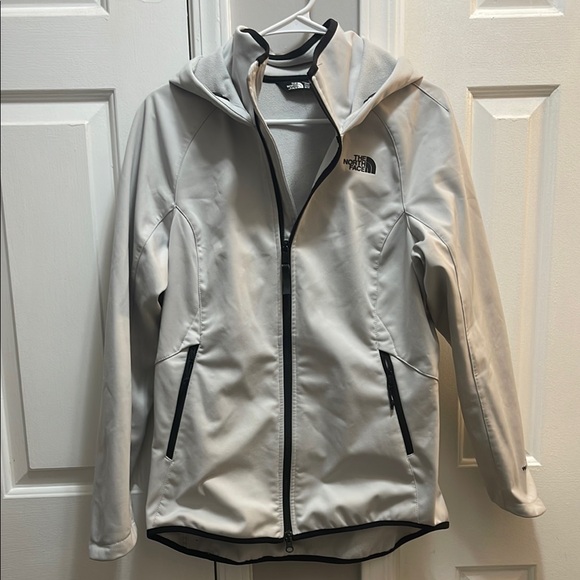 The North Face Windwall Gray Hooded Jacket - Picture 1 of 5